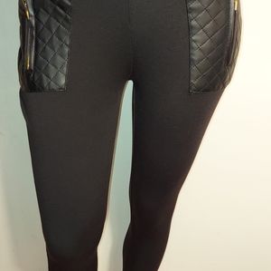 Black pants with side pockets